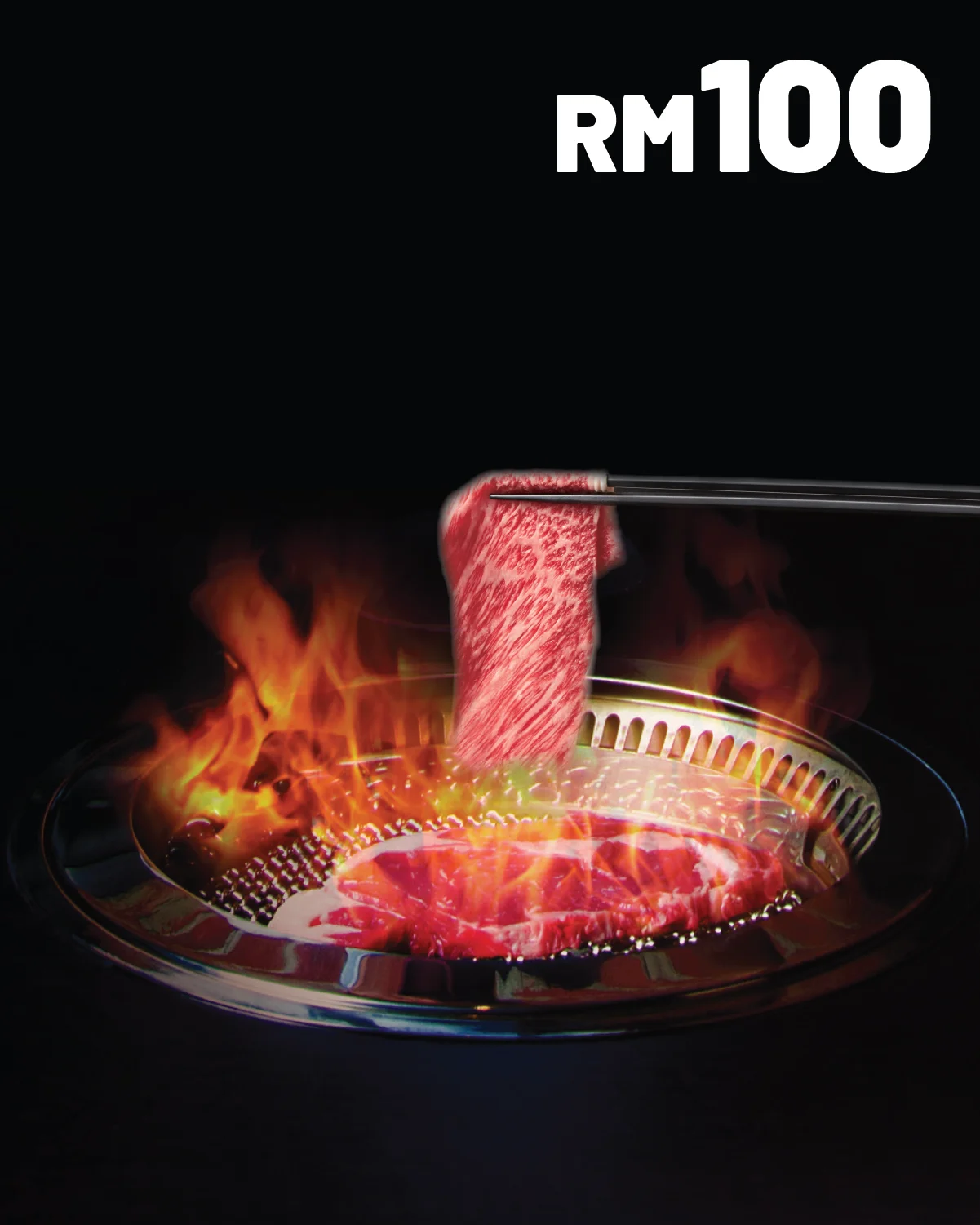 ROCKU YAKINIKU RM100 CASH VOUCHER